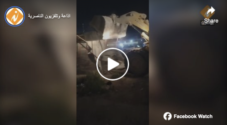 بالفيديو: المباشرة برفع التجاوزات من امام مركز القلب في الناصرية